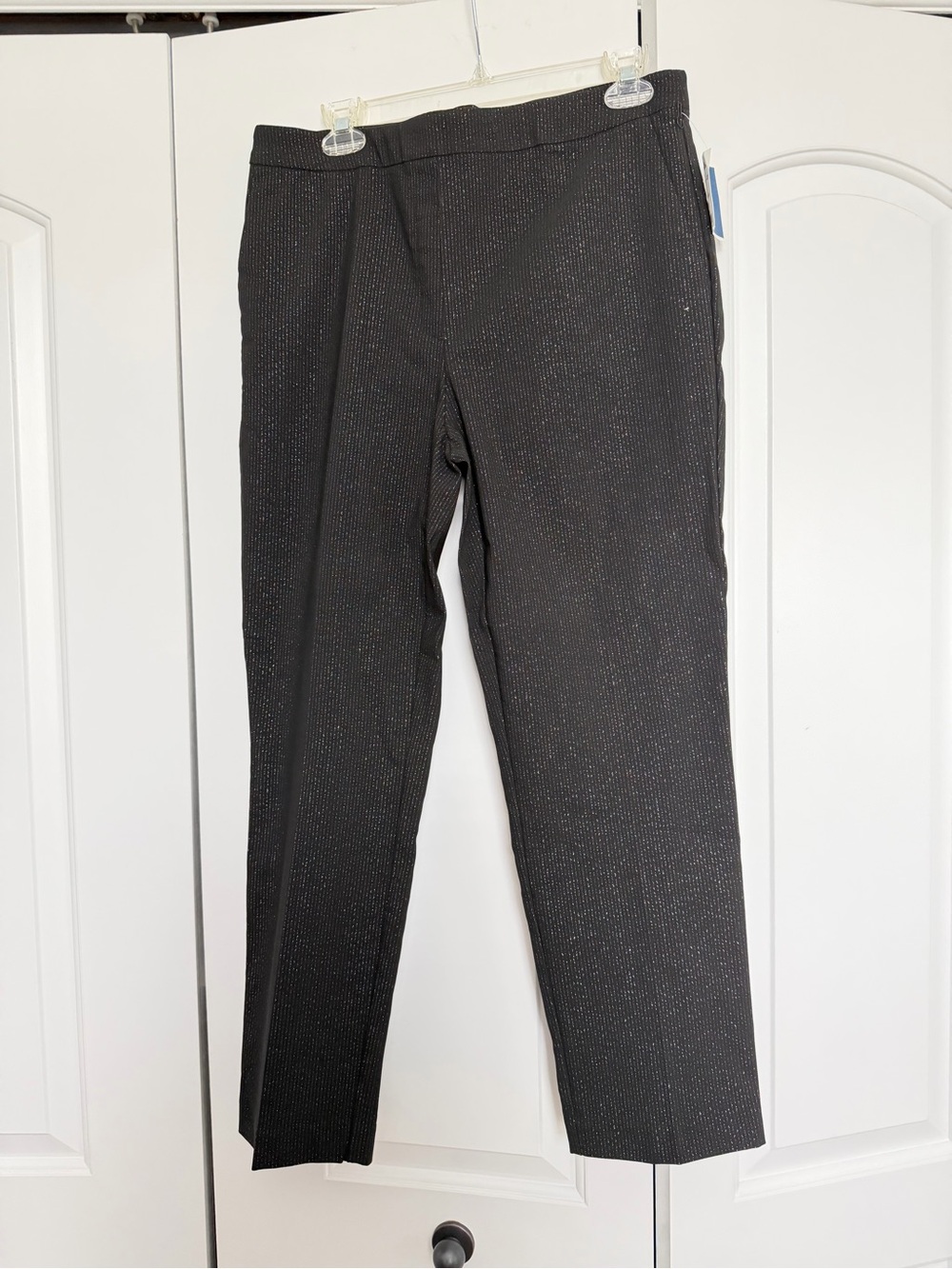 Women's Black Sparkle Dress Pants